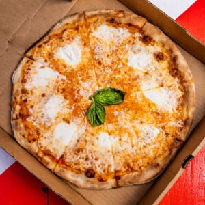 The PieFather Margherita pizza